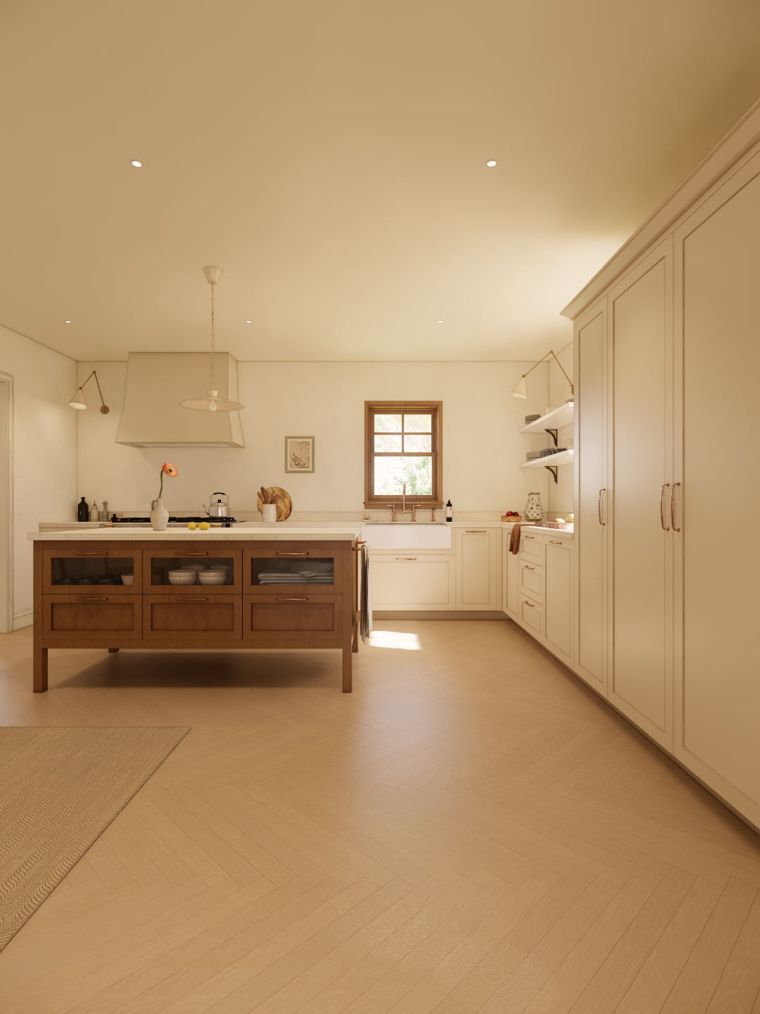 Holding Onto Morning Warmth: A Kitchen Built to Breathe