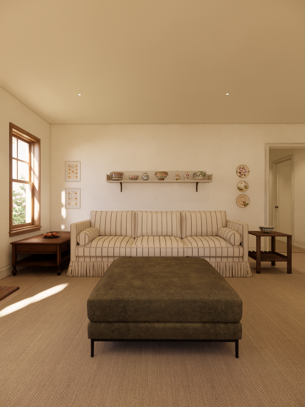 Rhythm of Light: A 1950s Home Finished in Lime Plaster