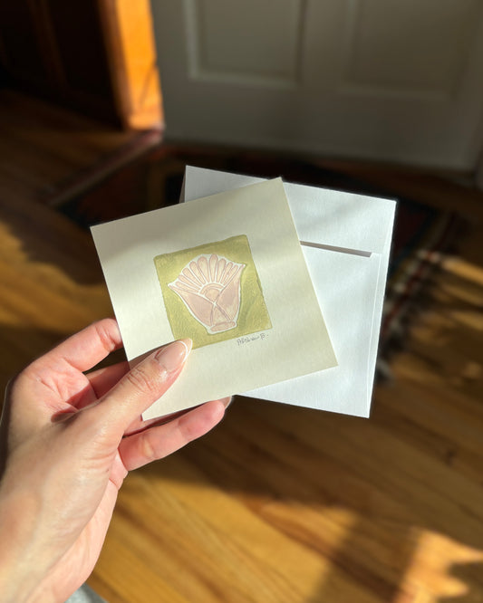 Lotus in Haven | Handprinted | 4.4