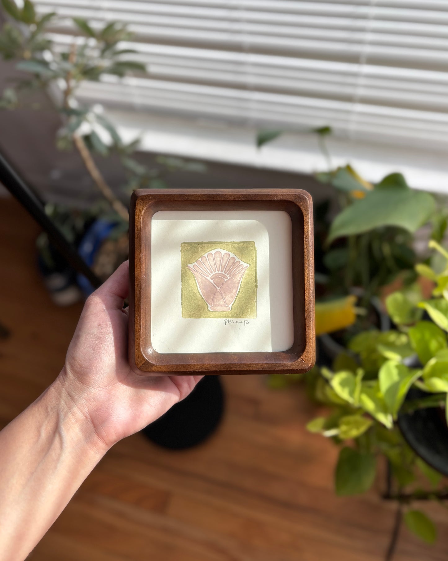 Lotus in Haven | Handprinted | 4.4