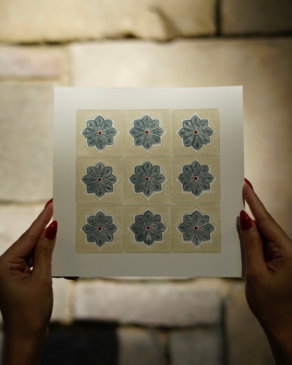 Aftaab in Moon Mist | Print | 8.8